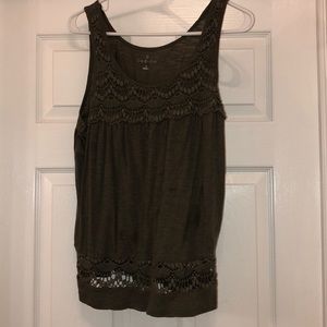 Olive green tank top!